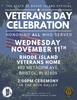 Veterans Day Celebration Flyer